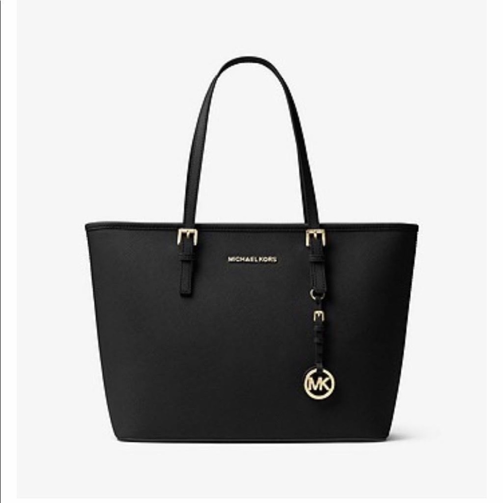 Michael Kors Black Jet Set Medium Tote